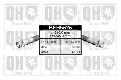 QUINTON HAZELL bfh5525 -  Тормозной шланг